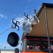 画像をギャラリービューアに読み込む, ken-shuri Hook(ケンシュリフック)/【黒皮鉄メッキ】