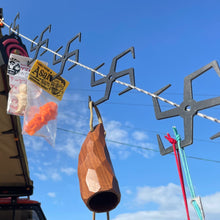 画像をギャラリービューアに読み込む, ken-shuri Hook(ケンシュリフック)/【黒皮鉄メッキ】