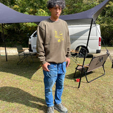 画像をギャラリービューアに読み込む, chi-bee × RobSnow 10oz TCクルーネックスウェット