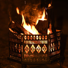 画像をギャラリービューアに読み込む, 組立式焚火台「Dian」(ディアン)/【黒皮鉄】