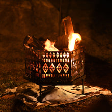 画像をギャラリービューアに読み込む, 組立式焚火台「Dian」(ディアン)/【黒皮鉄】