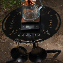 画像をギャラリービューアに読み込む, アルミ丸テーブル天板 JERO改 (ジェロカイ) / 【マットブラック】